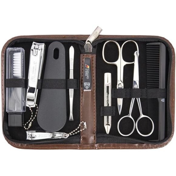3 Swords Germany - brand quality 10 piece manicure pedicure grooming kit set - Picture 1 of 7